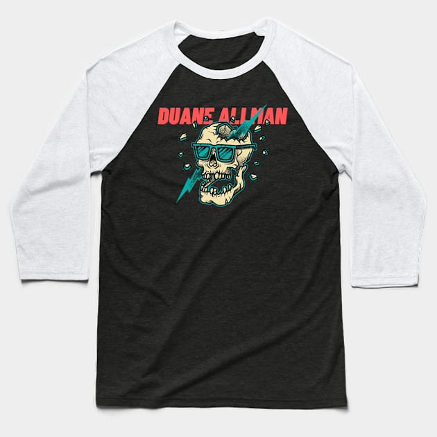 duane allman Baseball T-Shirt by Maria crew